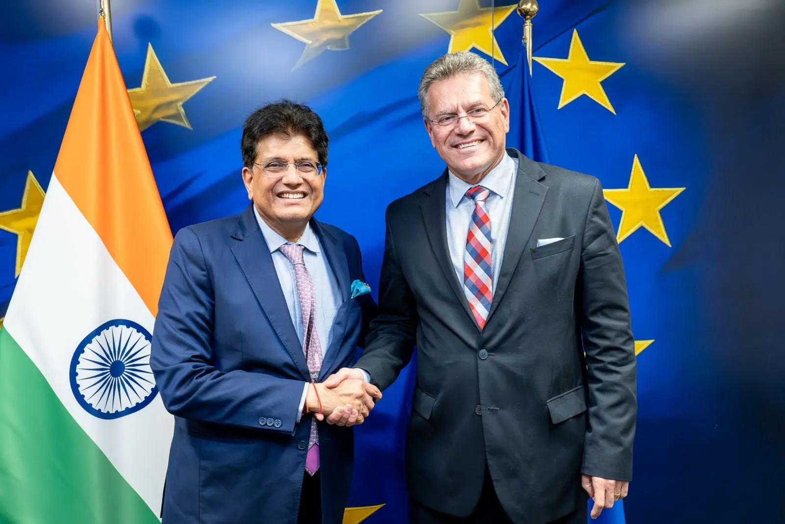 Piyush Goyal in Brussels