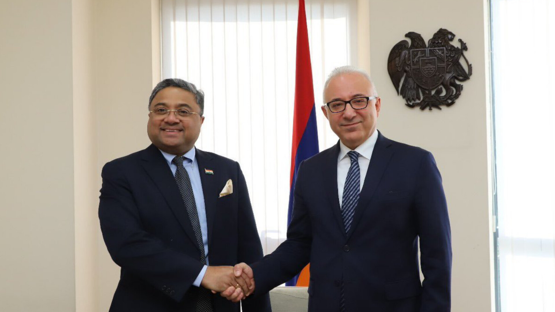 India, Armenia Hold 11th Foreign Office Consultations in Yerevan; Sign Pact on Health Cooperation