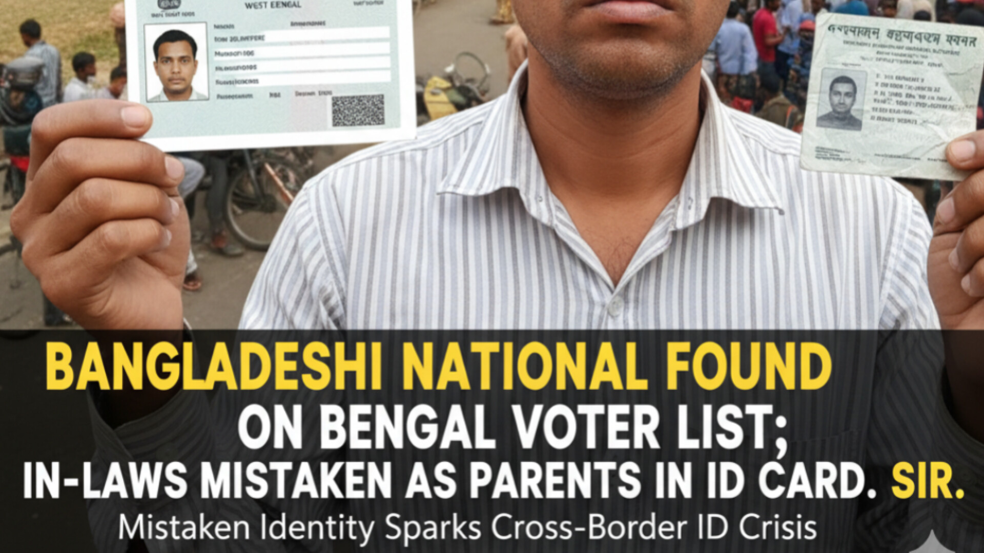 Bangladeshi National Found on Bengal Voter List; In-Laws Mistaken as Parents in ID Card
